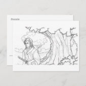 De weg van de Warrior Briefkaart (Voorkant / Achterkant)