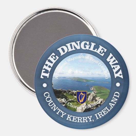 De weg van Dingle Magneet (Voorkant / Achterkant)