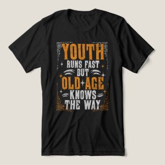 De weg van het leven - Jeugd & Ervaring Motivatie Tri-Blend Shirt