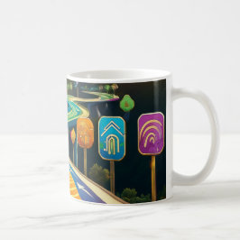 De weg van het leven koffiemok