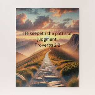 De weg van het oordeel Inspirerend puzzel