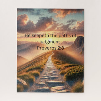 De weg van het oordeel Inspirerend puzzel Legpuzzel