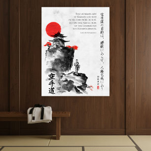 De Weg van Karate - Wijsheid van Gichin Funakoshi Poster