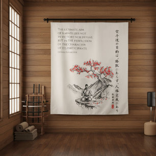 De Weg van Karate - Wijsheid van Gichin Funakoshi Wandkleed