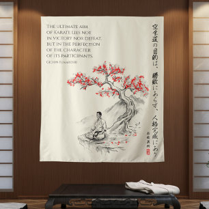 De Weg van Karate - Wijsheid van Gichin Funakoshi Wandkleed
