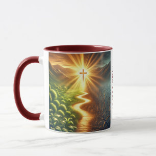 De weg van licht en schaduw Inspirerend koffie Mok