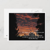 De weg van schoonheid briefkaart (Voorkant / Achterkant)