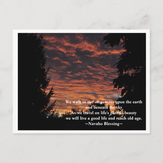 De weg van schoonheid briefkaart (Voorkant)