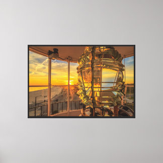 De weg verlichten canvas afdruk