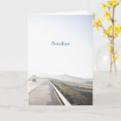 De weg vooruit kaart (Gele Bloem)