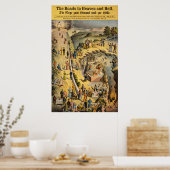De wegen naar de hemel en de hel poster (Keuken)