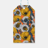 De weide is geel en blauw cadeaulabel (Voorkant)