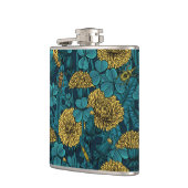 De weide is geel en blauw heupfles (Links)