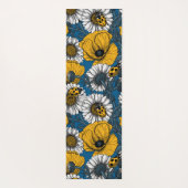 De weide is geel en blauw yogamat (Achterkant)