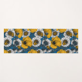 De weide is geel en blauw yogamat (Voorkant (horizontaal))