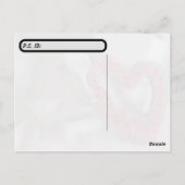 De Weimaraner is een hart van je. Briefkaart (Achterkant)