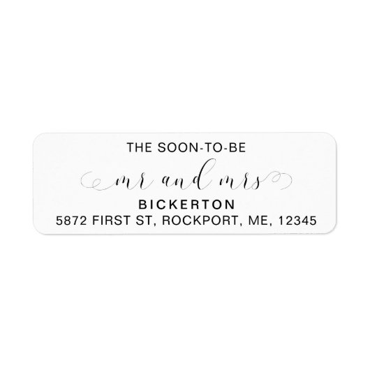 De weldra te verwachten toespraak van de heer en m etiket (Voorkant)