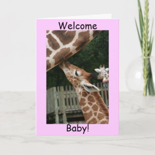 De welkom Aankondiging van het Baby
