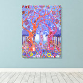 De welkomstheuvels 2013 canvas afdruk (Insitu (Houten vloer))