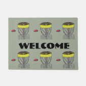 De welkomstklep van de Disc Golf Deurmat (Voorkant)