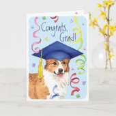 De Welse Gediplomeerde Corgi van Pembroke Kaart (Gele Bloem)