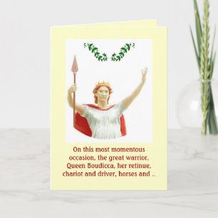 De Welse Humoristische Groet van de Verjaardag Kaart