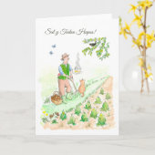 De Welse Kaart van Vaderdag van de Groet: Het (Gele Bloem)