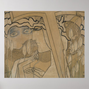 De wens en de tevredenheid, 1893 poster