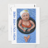 DE WENS U WAS HIER BRIEFKAART (Voorkant / Achterkant)