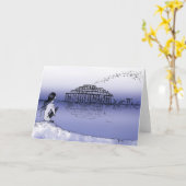 De wens u was hier kaart (Gele Bloem)