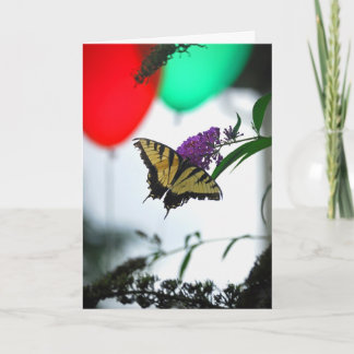 De Wens van de Verjaardag van de ballon Kaart