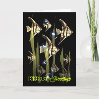 De Wens van de Vissen van de engel - de Groeten Kaart