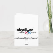 De Wens van Skydivers Kaart (Achterkant)