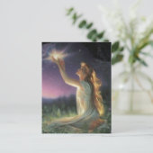 De wensen tussen de sterren briefkaart (Staand voorkant)