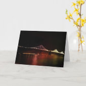 De Wenskaarten van de brug Kaart (Gele Bloem)