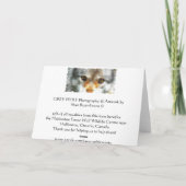 De Wenskaarten van de Verdediger van het Wild van Kaart (Achterkant)