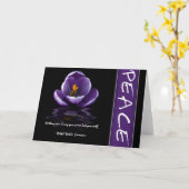 De Wenskaarten van de vrede Kaart (Gele Bloem)