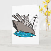 De Wenskaarten van het slagschip Kaart (Gele Bloem)