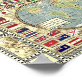 De wereld - 1938 poster (Hoek)