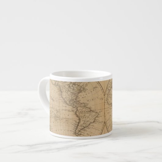 De wereld 2 2 espresso kop (Voorkant links)