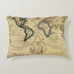 De wereld 3 2 decoratief kussen