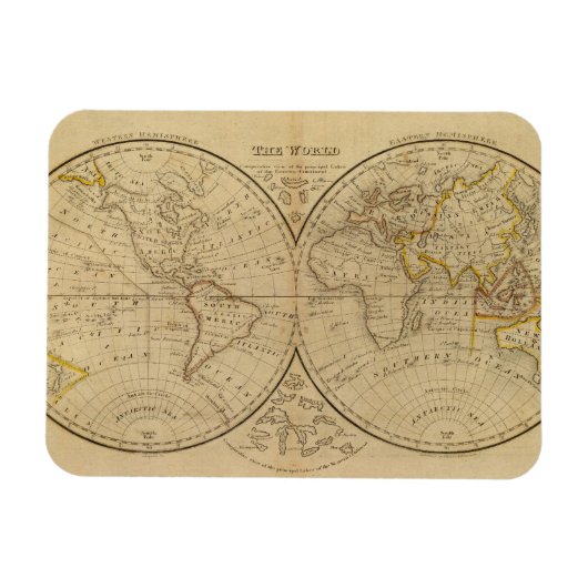 De wereld 3 magneet (Horizontaal)