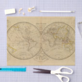 De wereld 3 tissuepapier (Craft)