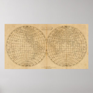 De wereld 4 poster