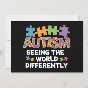 De wereld anders zien Autisme Bewustzijn Kaart