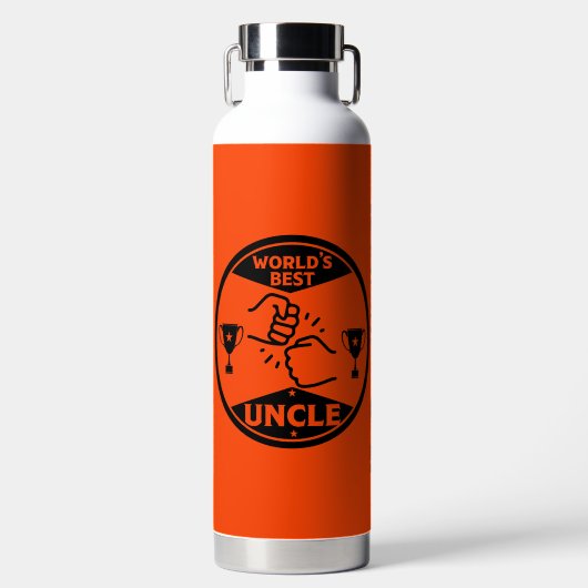 De wereld beste oom waterfles (Voorkant)
