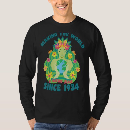 de wereld beter doen functioneren sinds 1934 t-shirt (Voorkant)