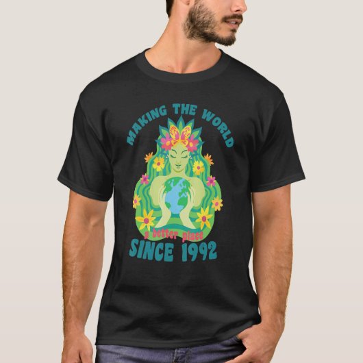de wereld beter doen functioneren sinds 1992 t-shirt (Voorkant)