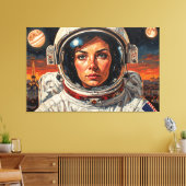 DE WERELD DIE WIJ ONTDEKTEN PARIS 18 CANVAS AFDRUK (Insitu (Woonkamer))