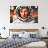 DE WERELD DIE WIJ ONTDEKTEN PARIS 18 CANVAS AFDRUK (Insitu (Slaapkamer))